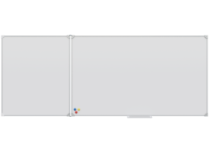 Доска маркерная 255×100 см магнитная 2-элементная
